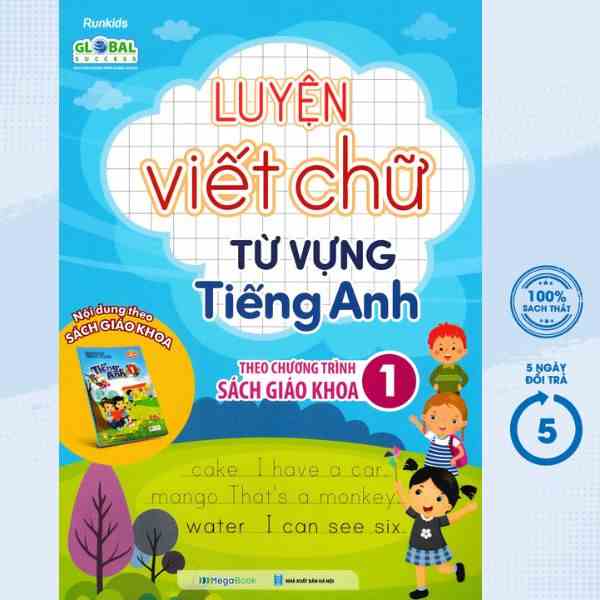 [Mã BMLTA35 giảm đến 35K đơn 99K] Sách - Luyện Viết Chữ Từ Vựng Tiếng Anh Theo Chương Trình Sách Giáo Khoa 1 - MEGABOOK