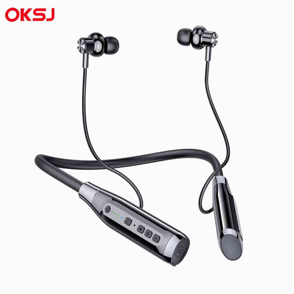 Tai nghe chụp Bluetooth OKSJ A-12 Tai nghe không dây quàng có chất lượng âm thanh tốt và tích hợp micro Thích hợp cho Android Mp3