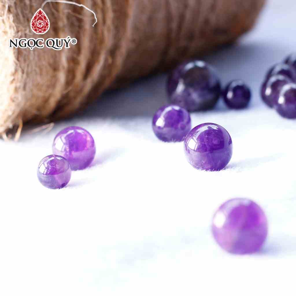 [Mã BMLTB200 giảm đến 100K đơn 499K] Hạt lẻ đá Amethyst - Ngọc Quý