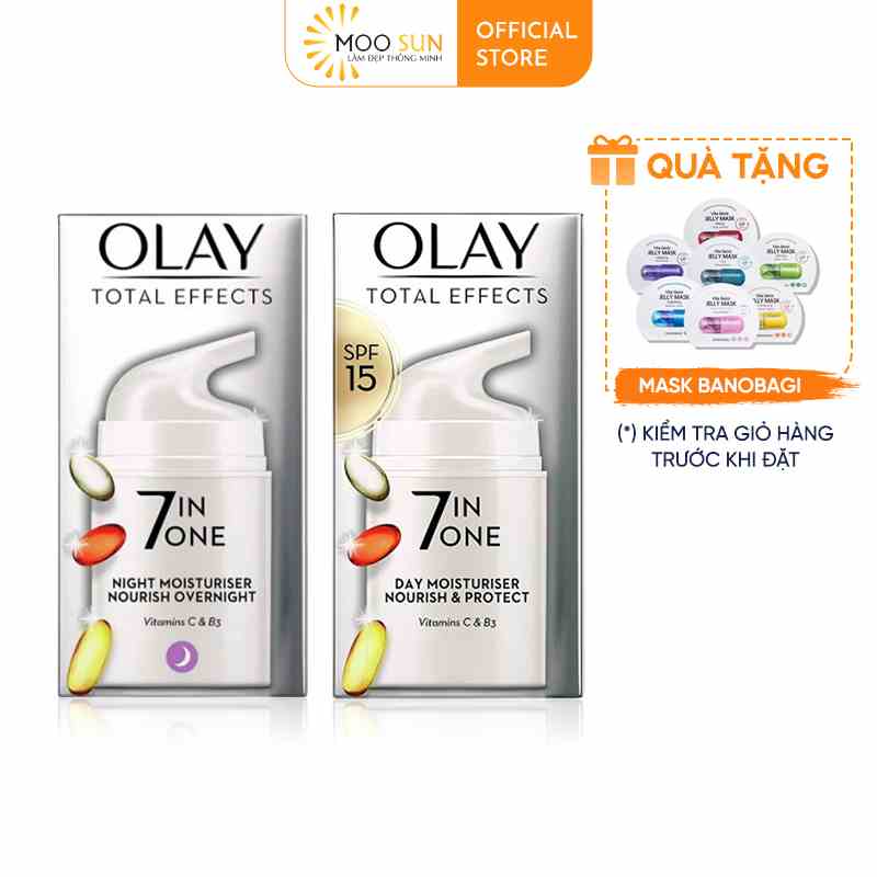 Kem Dưỡng Olay Total Effects 7 In 1 Ngày và Đêm dưỡng da, tái tạo và làm đẹp da một cách tối ưu, chống lão hóa