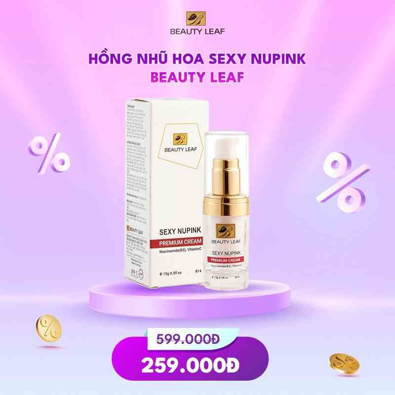 [Mã BMTTC60K giảm đến 60K đơn 50K] [GOLDEN HEALTH] Hồng Nhũ Hoa Sexy Nupink Beauty Leaf 10ml