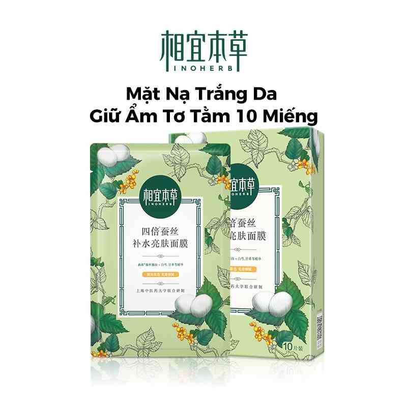 Mặt nạ lụa INOHERB làm sáng da gấp bốn lần 25g