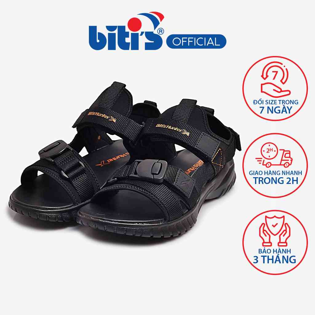 [Mã FA10K28 giảm đến 10k đơn 99k] Sandal Eva Phun Nam Bitis Hunter DEMH01100DEN (Đen)