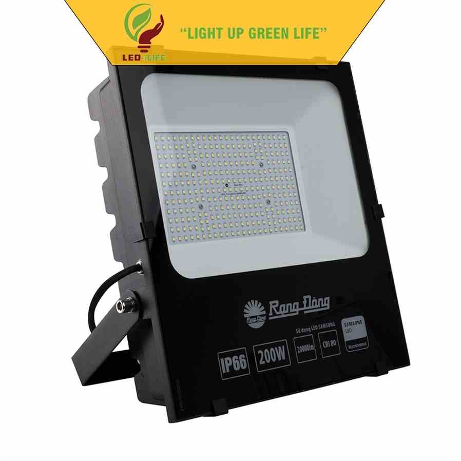 Đèn Pha LED Rạng Đông 70W 100W 150W 200W IP65, Chống Bụi,Chống Nước,Chiếu sáng ngoài trời, Model: CP06 70W 100W 150W 200