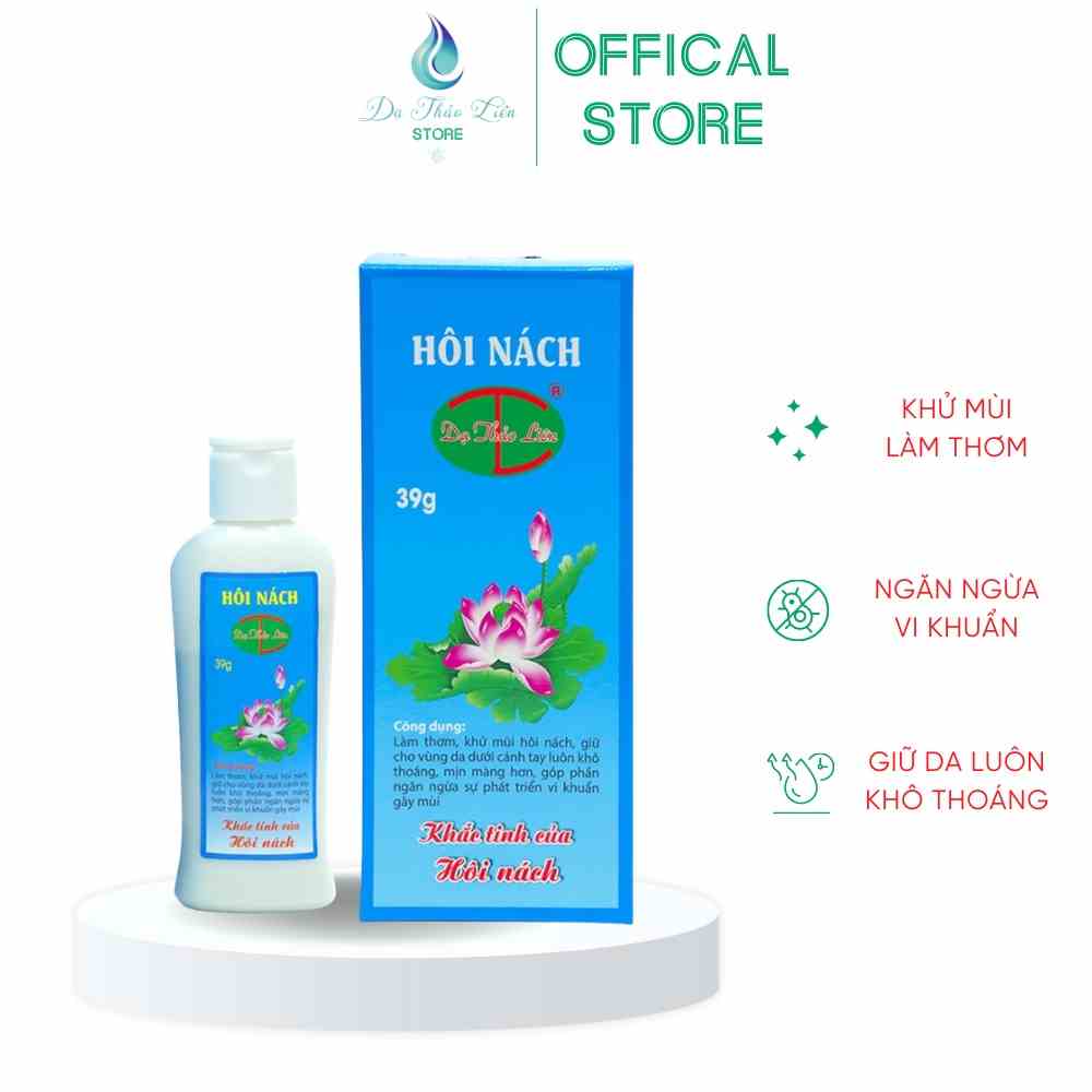 Hôi Nách Bột Dạ Thảo Liên , Armpit Powder 100% Natural Herbal 39g