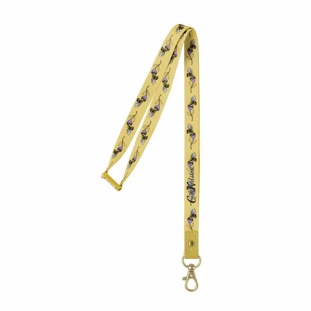 [Mã BMLTB200 giảm đến 100K đơn 499K] Cath Kidston - Dây đeo/Lanyard - Bee & Heart Lanyard - Yellow -1042801