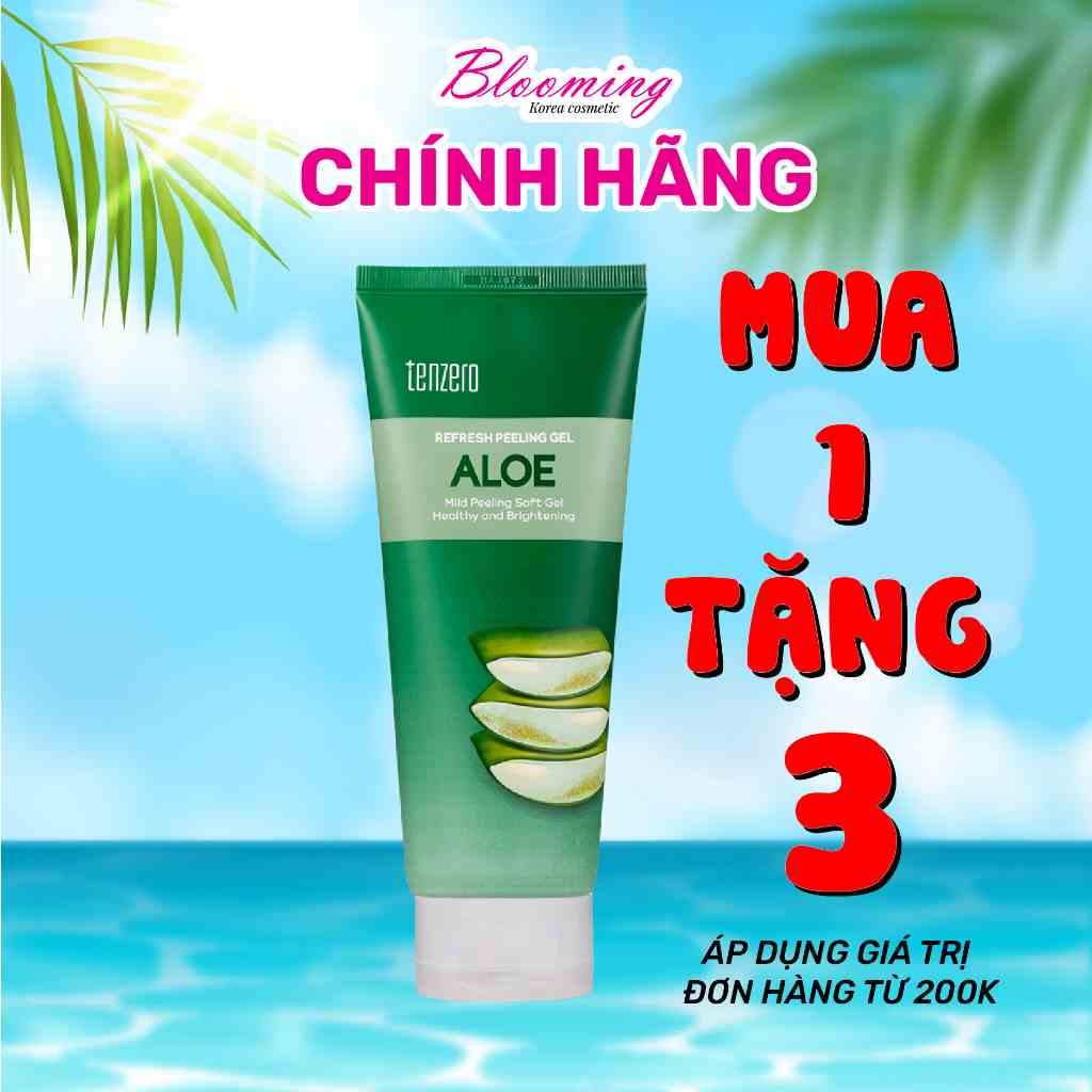 [Mã BMLTB35 giảm đến 35K đơn 99K] Gel Tẩy Tế Bào Chết Lô Hội Tenzero Refresh Peeling Gel Aloe 180ml