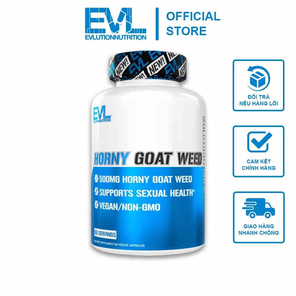 [Mã BMLTA35 giảm đến 35K đơn 99K] Evlution EVL Horny Goat Weed Viên Uống Tăng Cường Sinh Lý Nam Giới Từ Mỹ