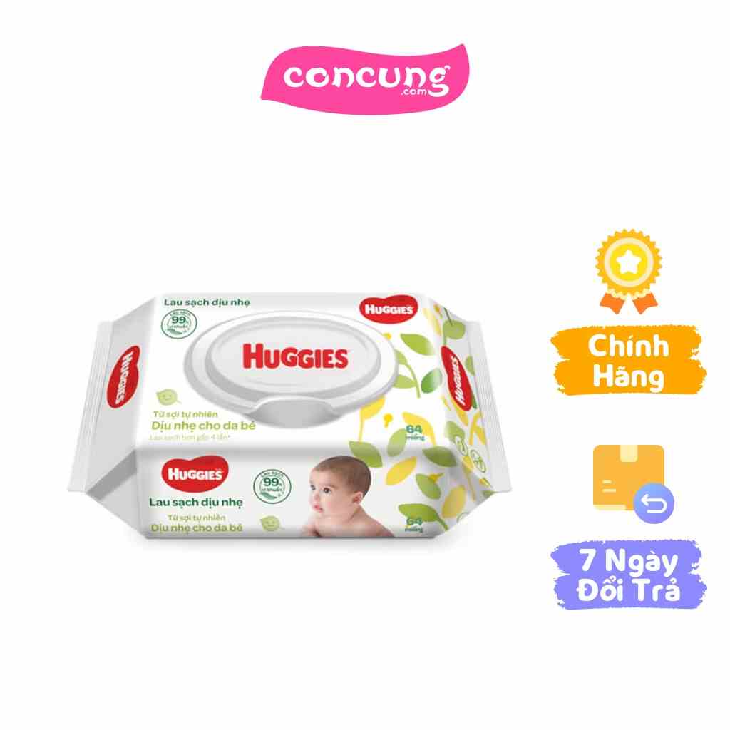 Khăn ướt Huggies (64 miếng)