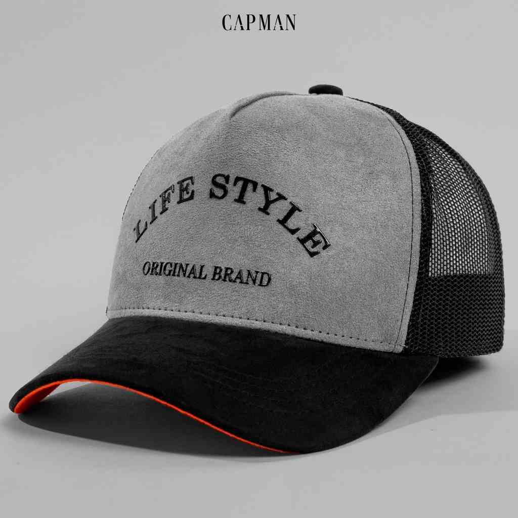 Mũ lưỡi trai thể thao phối lưới CAPMAN life style CM11