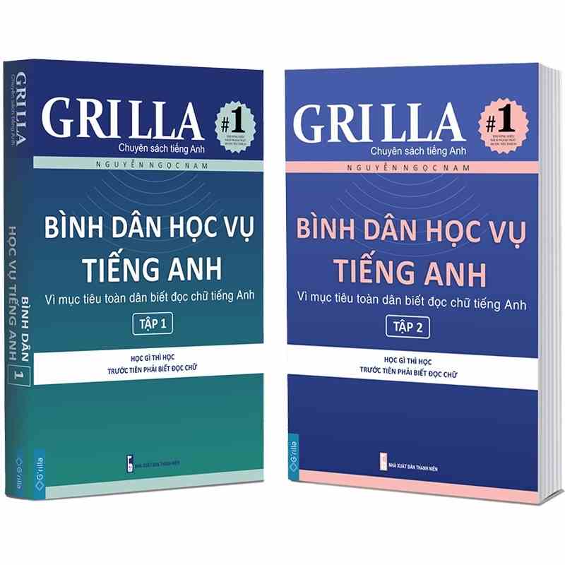 Sách - Bình dân học vụ tiếng Anh GRILLA, kèm app học miễn phí