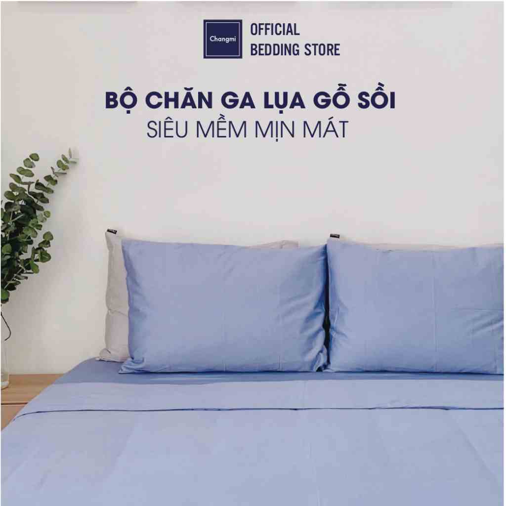 [Nhiều mẫu] Bộ ga gối Modal Changmi Bedding nhập khẩu Hàn Quốc siêu mềm mượt mát, Chăn ga hè được yêu thích - 3 món