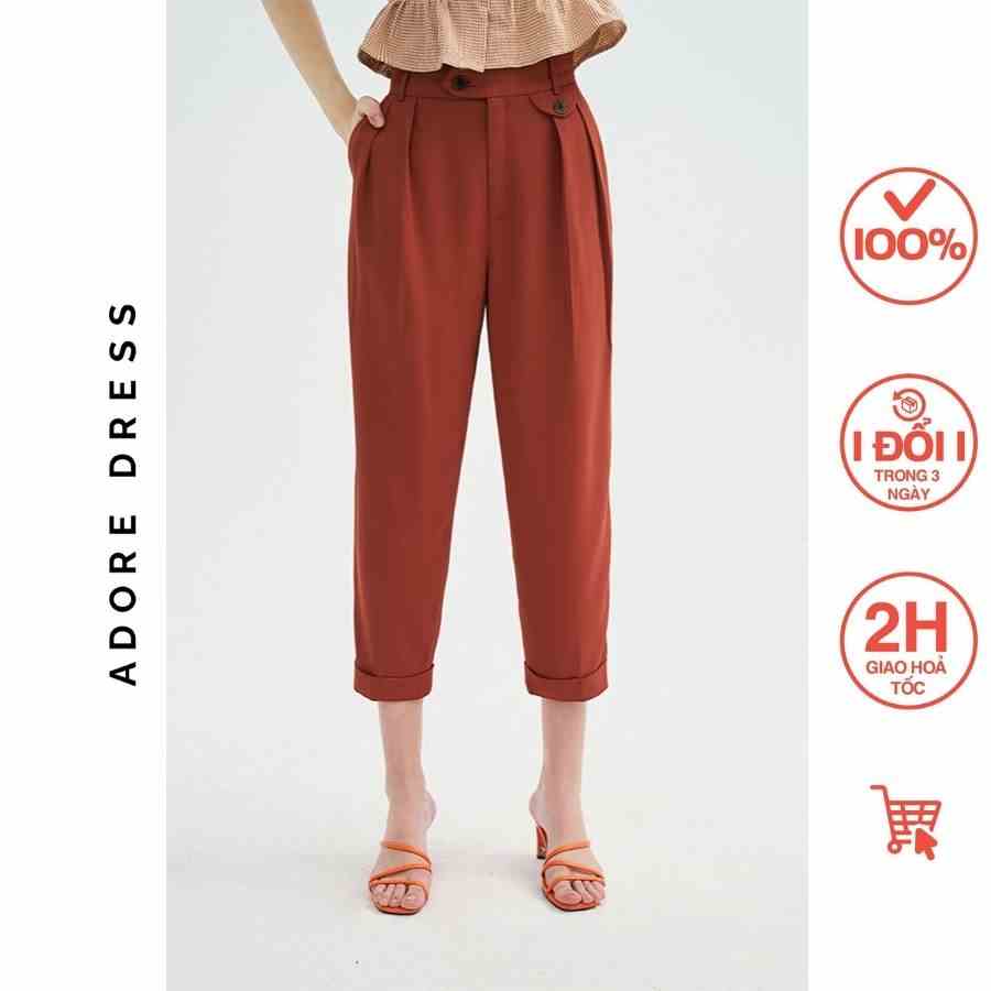 Quần Smart trousers casual style tuytsy trơn  5 màu  311TR1001 ADORE DRESS