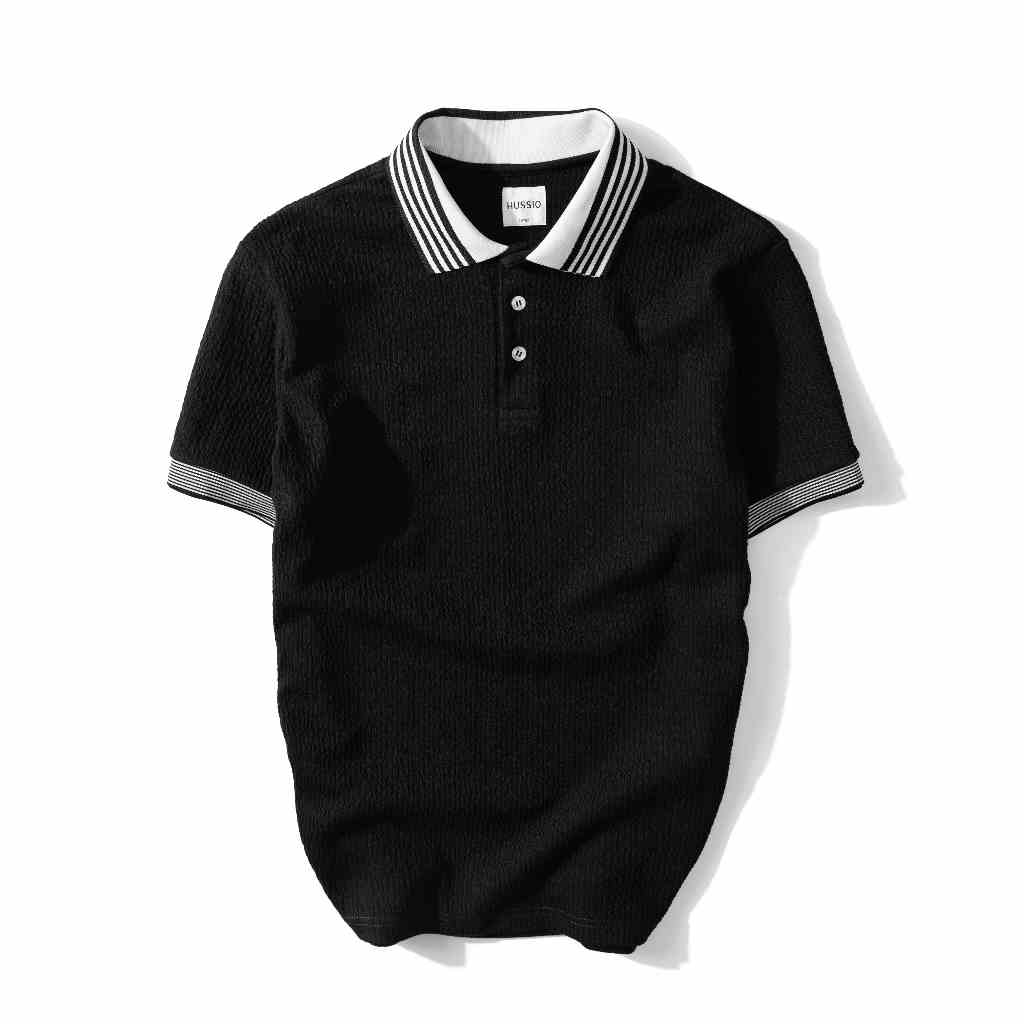 Áo thun Polo nam ATLANTA vải Cotton thun gân cao cấp, năng động, thanh lịch, chuẩn form - HUSSIO