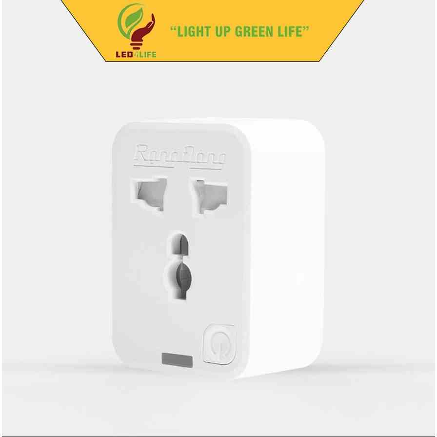 [Mã BMLTB200 giảm đến 100K đơn 499K] Ổ Cắm Wifi Đơn Thông Minh, Hẹn Giờ, Điều Khiển Từ Xa Rạng Đông Model: OC.01.WF 16A