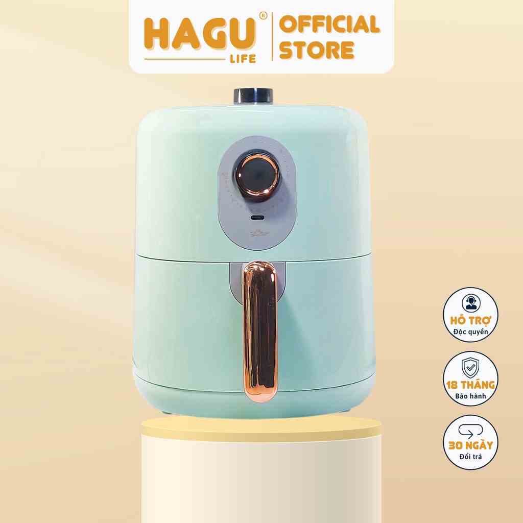 Nồi chiên không dầu 3.5L 1400W Bear QZG-B14D1 - Chính hãng - BH 18 tháng