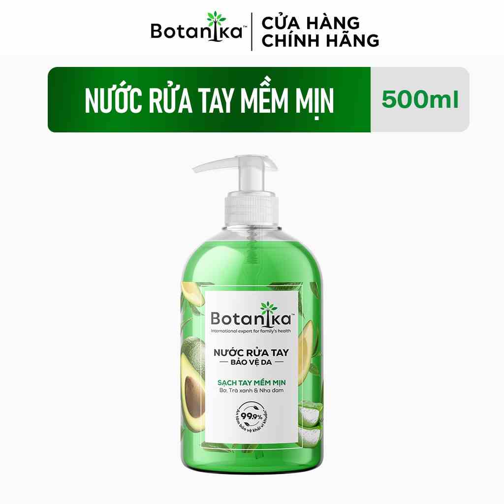 Nước rửa tay mềm mịn Botanika 500ml