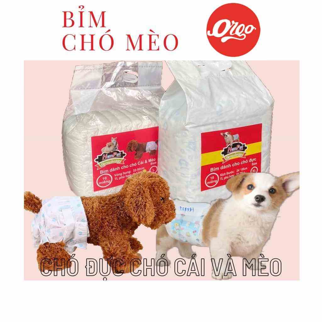 [Mã BMLTB35 giảm đến 35K đơn 99K] (1 bịch 10 miếng) Bỉm cho chó mèo ORGO (chó đực và chó cái)