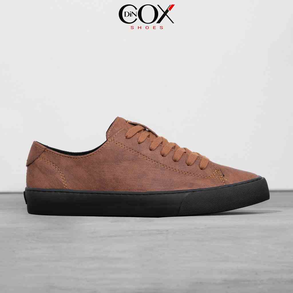 [Mã BMLTA35 giảm đến 35K đơn 99K] Giày Sneaker Da Nam Dincox D34 Brown Sang Trọng Lịch Lãm