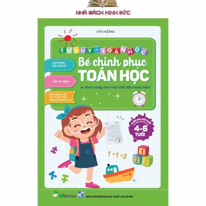 Sách- Toán chinh phục cho bé 4-6 tuổi trong phạm vi 50- Hành trang cho bé vào lớp 1