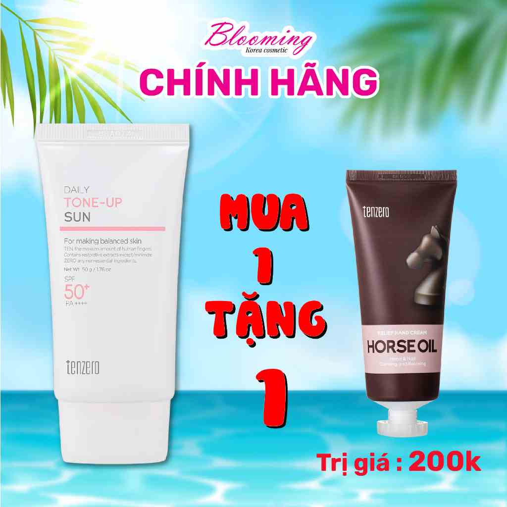 [Mã BMLTA35 giảm đến 35K đơn 99K] Kem Chống Nắng Nâng Tone Tenzero Daily Tone – Up Sun SPF 50+ PA++++ 50g