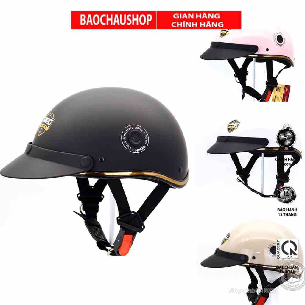 [Mã BMLTB35 giảm đến 35K đơn 99K] Mũ bảo hiểm nữa đầu HP HELMET 03B bảo hành 12 tháng