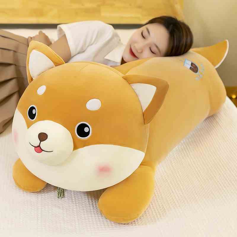 Gấu Bông Chó Husky Quàng Khăn Đáng Yêu Quà Tặng Cao Cấp Cho Trẻ em Và Bạn Gái Size 45cm 75cm 1m 1m3 - G85 - Babi mama