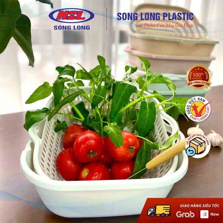 Bộ Rổ Chậu Đa Năng - Size Bé - Trung - Đại- Song Long