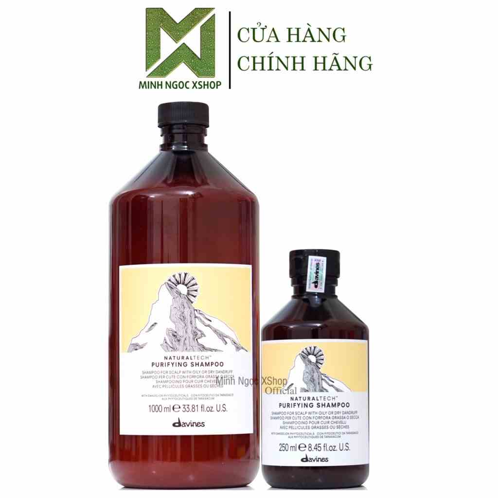 Dầu gội chống gàu Davines Purifying 250ML - 1000ML