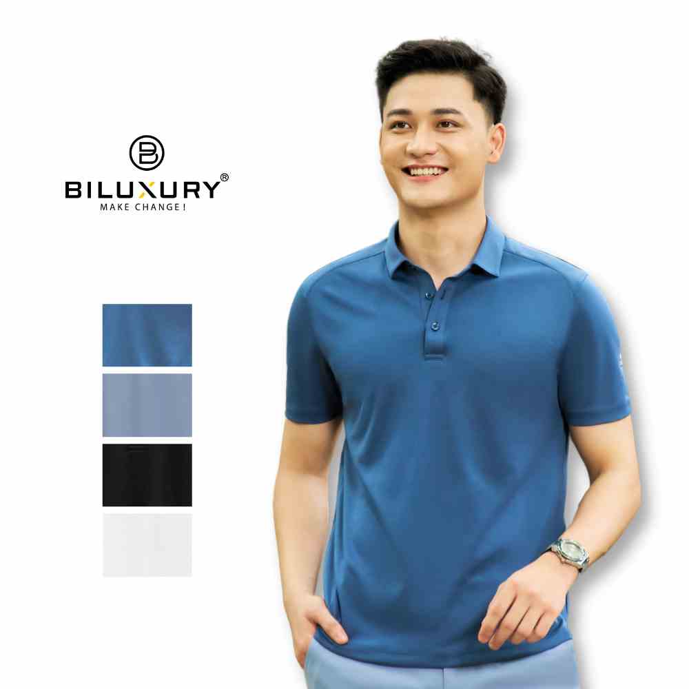 Áo Polo Nam Thể Thao, Polo 7APCB004 Biluxury Thoáng Mát, Không Nhăn