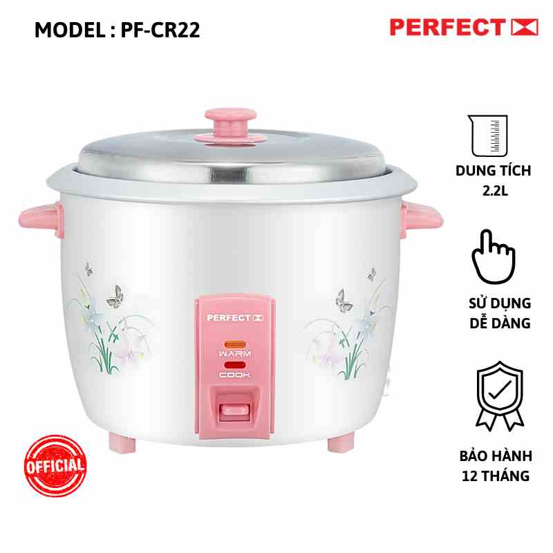 Nồi cơm điện Perfect PF-CR22