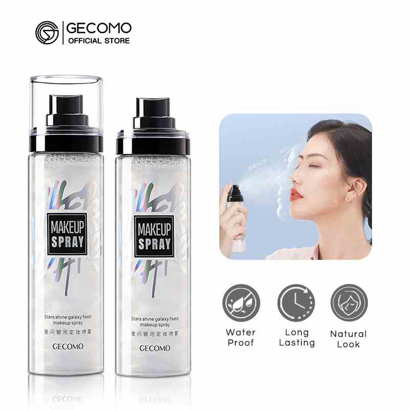 Chai xịt trang điểm GECOMO kiềm dầu lâu trôi dung tích 100ml