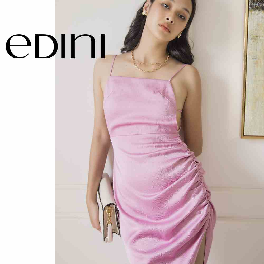 Đầm Camisole Vải Rũ Bóng - EDINI - D1496