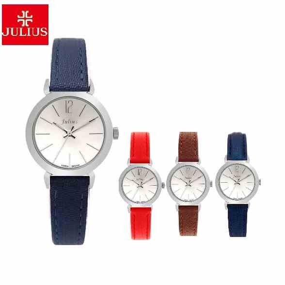 Đồng hồ nữ dây da Julius Ja-732