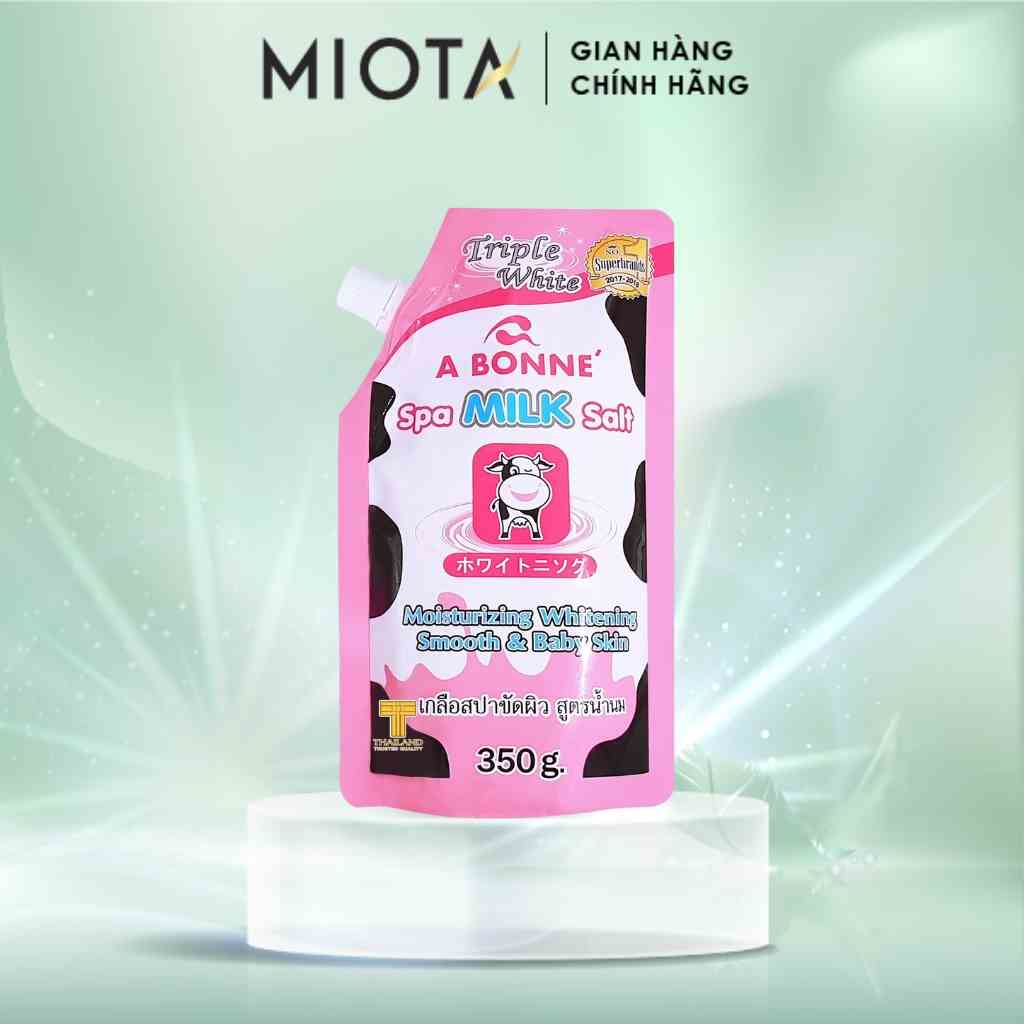 Muối tắm sữa bò tẩy tế bào chết A Bonne Spa Milk Salt Thái Lan 350gr