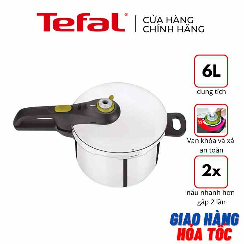 Nồi áp suất cơ inox Tefal Secure 5 Neo 6L P2530737 - Hàng chính hãng