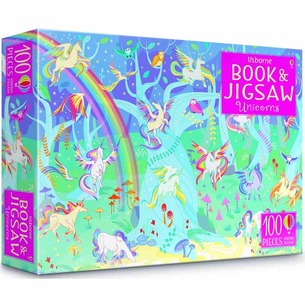 Sách - Bộ xếp hình Book and Jigsaw Unicorns