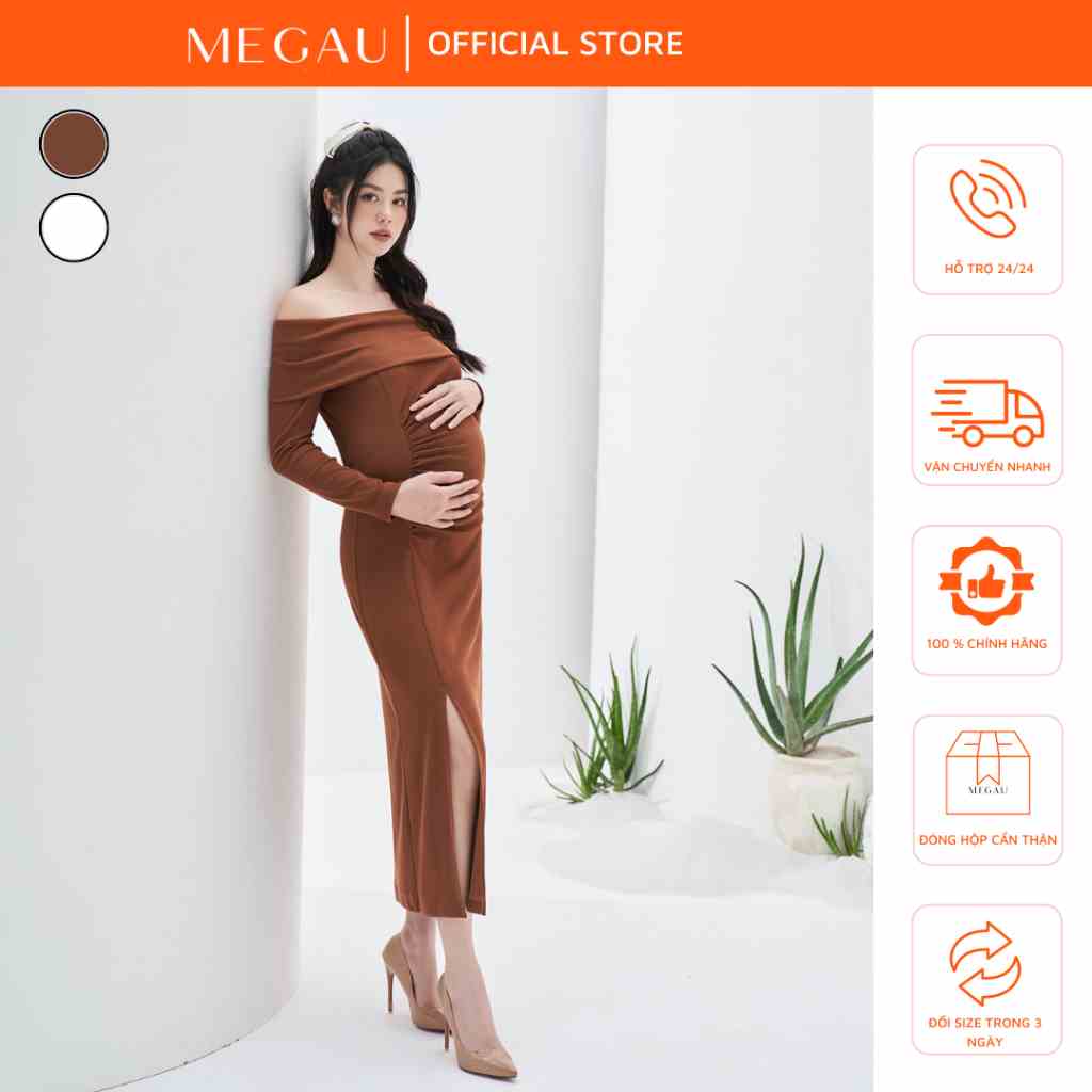 [Mã BMLTA35 giảm đến 35K đơn 99K] MUSE - Đầm thời trang hiện đại cho mẹ bầu thương hiệu MEGAU