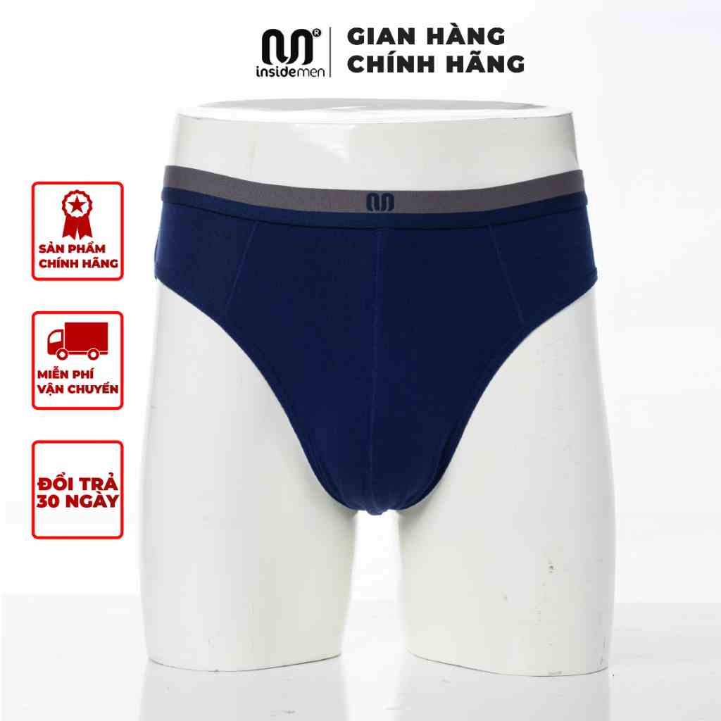 Quần lót Brief nam vải bamboo kháng khuẩn tự nhiên thoáng khí co giãn cao cấp hãng INSIDEMEN IBF004