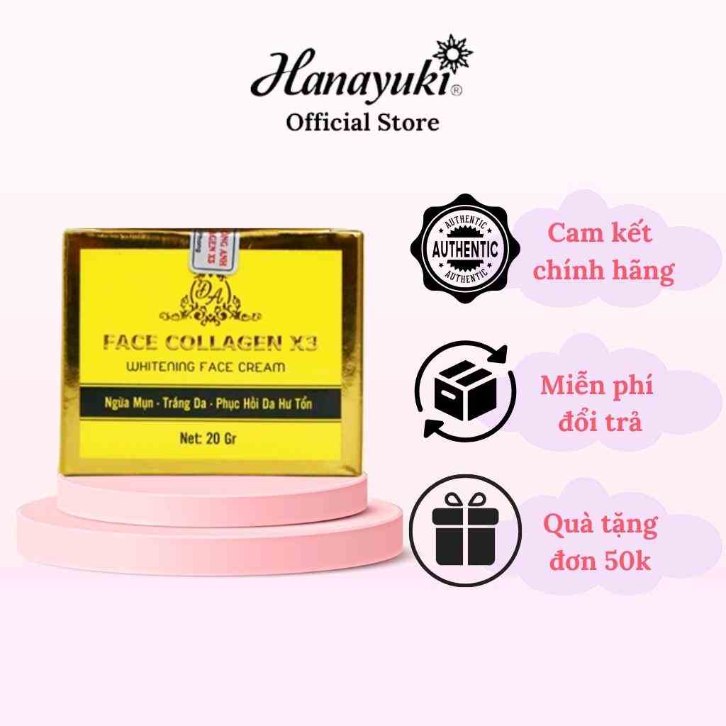 Kem Face Collagen X3 Mỹ Phẩm Đông Anh Chính Hãng – Kem Dưỡng Trắng Da Mặt Mịn Màng 20g