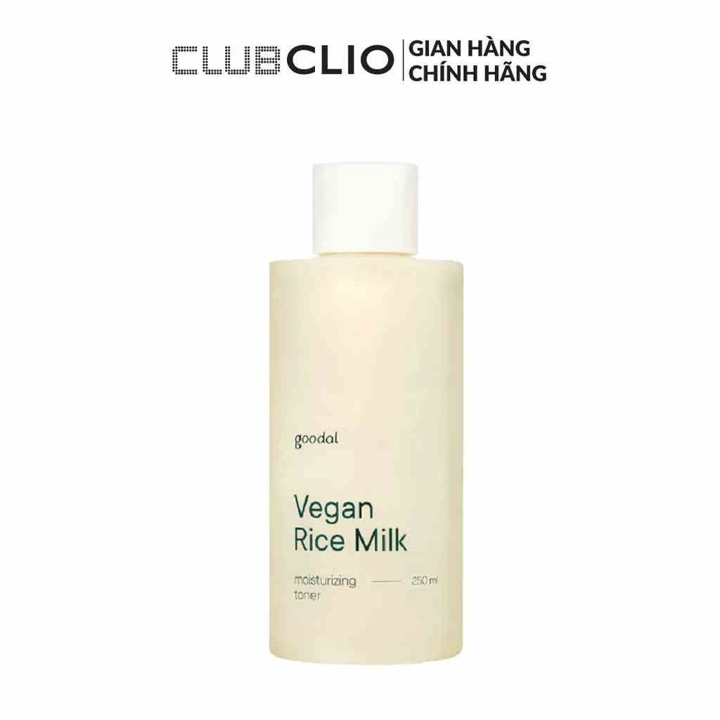 [Mã BMLTB35 giảm đến 35K đơn 99K] Nước Cân Bằng Dưỡng Ẩm Goodal Vegan Rice Milk Moisturizing Toner 250Ml