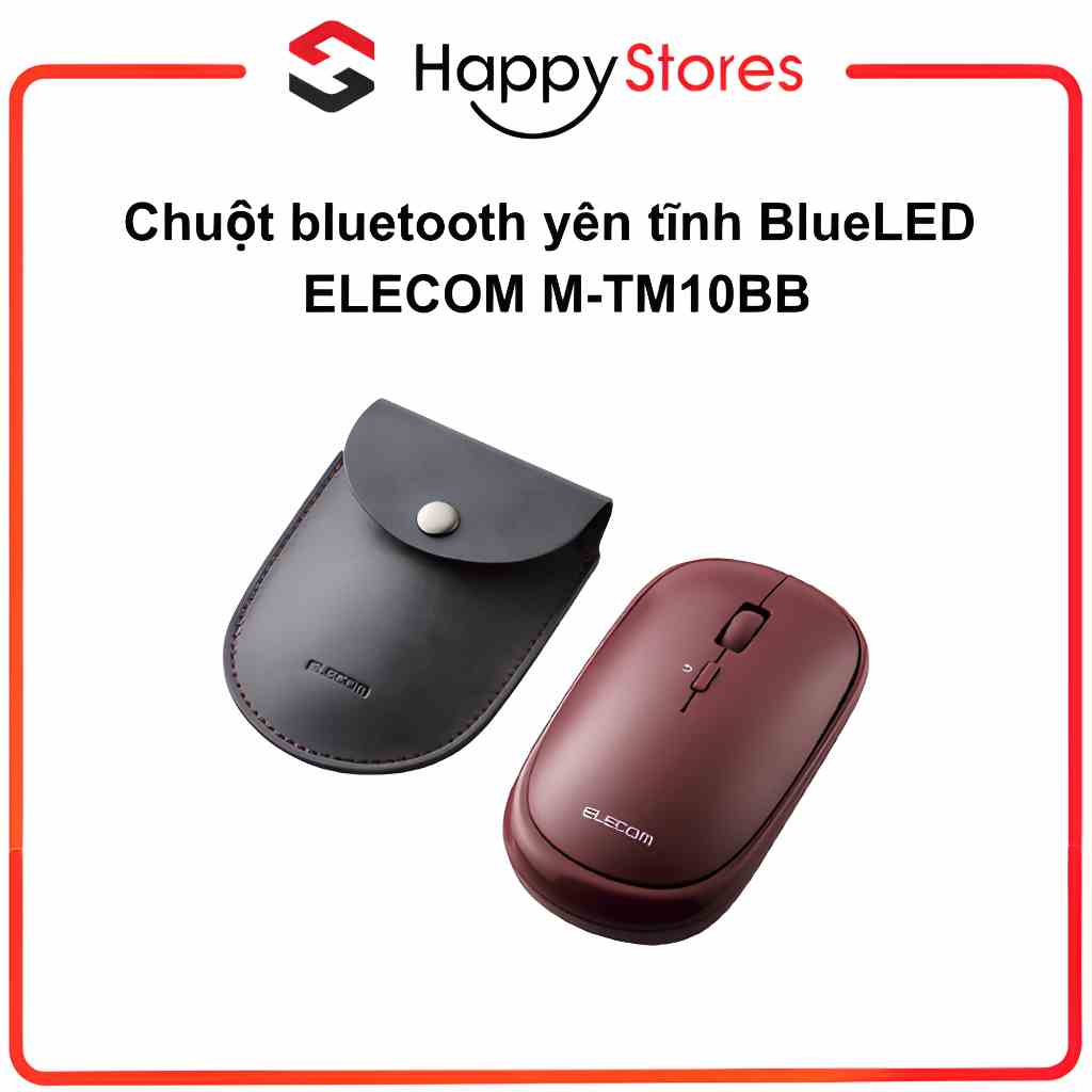 [Mã BMLTA35 giảm đến 35K đơn 99K] Chuột bluetooth yên tĩnh BlueLED ELECOM M-TM10BB Chính Hãng