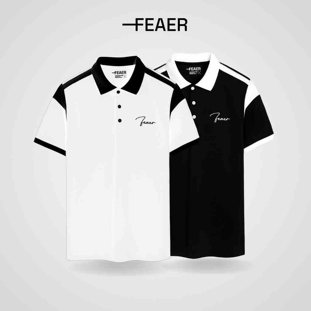 Áo polo nam có cổ Contrast Collar nam tính, thanh lịch, sang trọng - FEAER