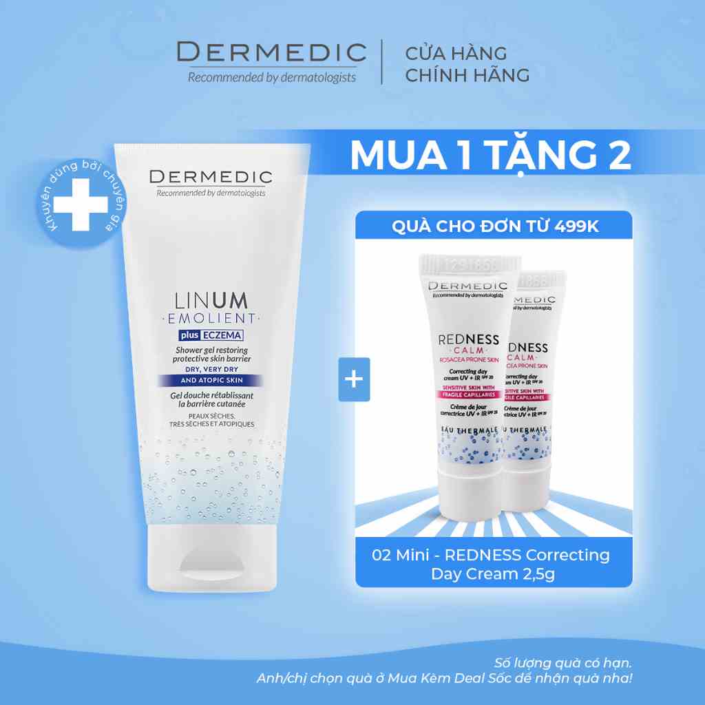 Sữa tắm phục hồi da Dermedic CICATOPY SHOWER GEL RESTORING PROTECTIVE SKIN BARRIER 200ml