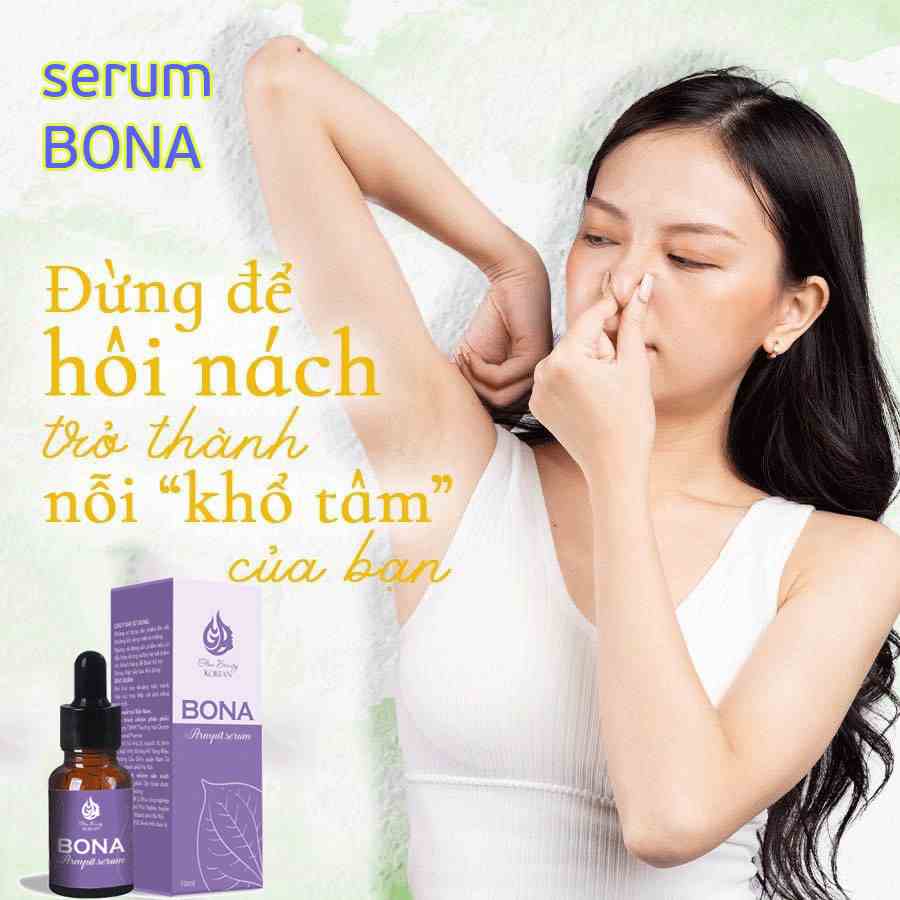 Combo Serum Bona King Diamond Pharma 10ml + bông nở tác dụng hết hôi nách, hôi chân, mồ hôi tay chân v ĩ nh vi ễn