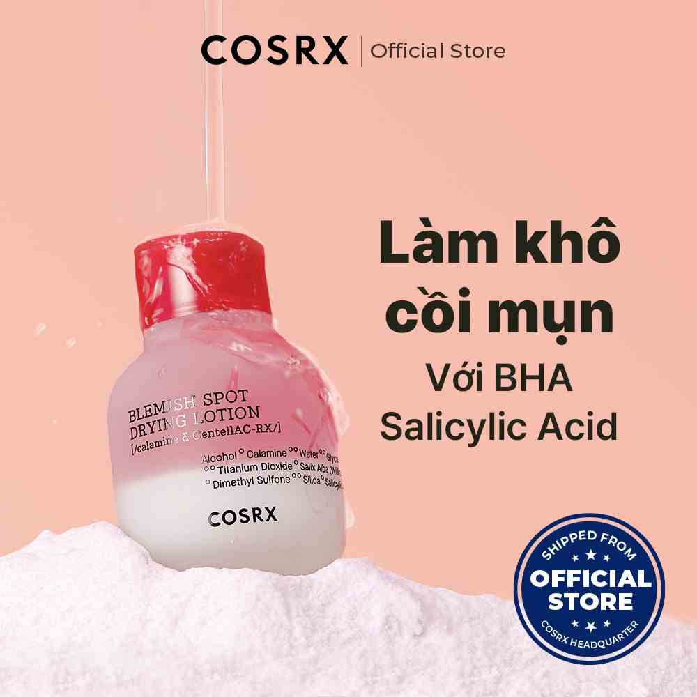 Kem chấm mụn COSRX AC Collection Blemish Spot Drying Lotion 30mL dưỡng da và làm khô cồi mụn