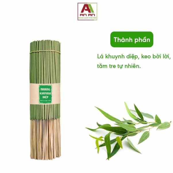 Nhang Cân 1kg An An hương Khuynh Diệp chiều dài 30 cm 40 cm tiết kiệm hơn