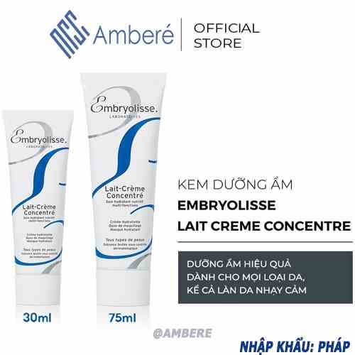 Sữa Dưỡng Ẩm Siêu Phục Hồi Embryolisse Lait Creme Concentre 30ml 50ml