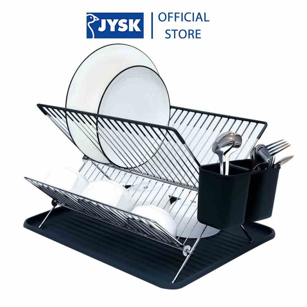 Khay úp chén đĩa | JYSK nID | kim loại mạ chrome | khay pp | D39xR27xC21cm