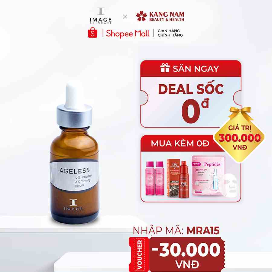 Serum Dưỡng Trắng Da Hỗ Trợ Ngăn Ngừa Lão Hóa Image Skincare Ageless Total Intense Brightening 30ml